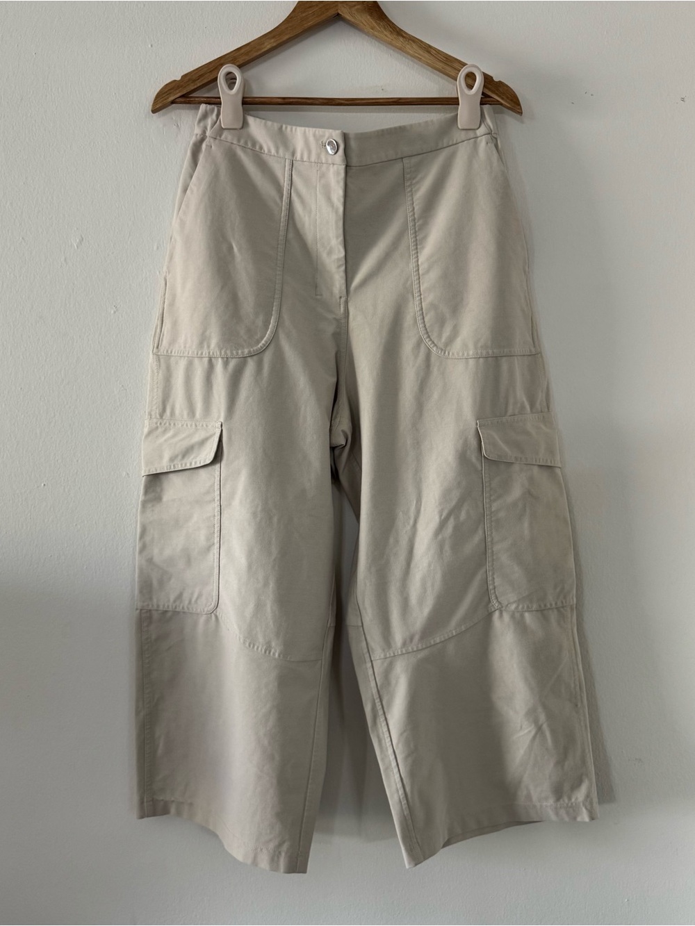Lululemon Cargo Cropped Wide Leg Utilitech High-Rise Pant 30x22 Safari Y2K